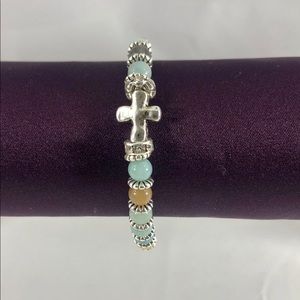 Ladies cross bracelet